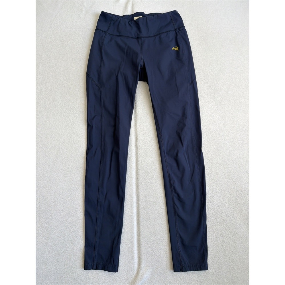 Tracksmith Navy Blue Leggings | Small Regular Nylon-Polyester-Spandex